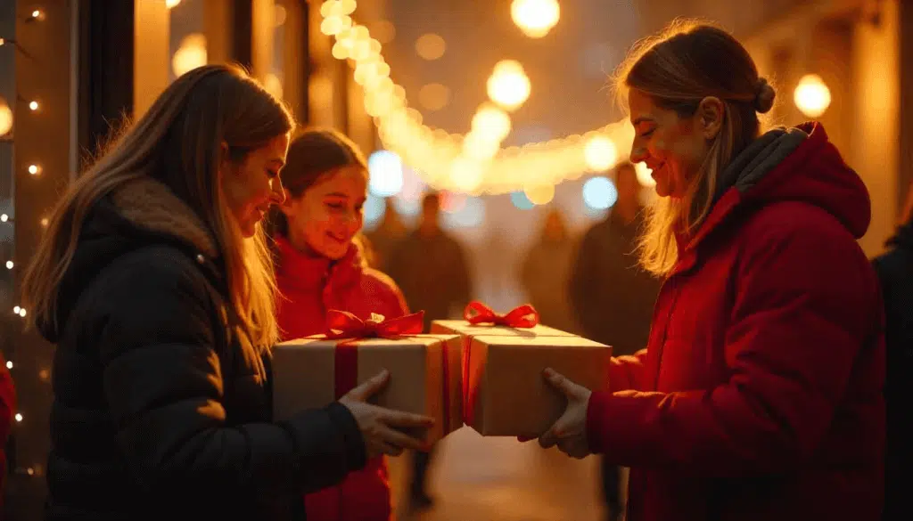 "Christmas in the USA: Family Traditions", "The Magic of American Christmas", "How Americans Celebrate Christmas", "Christmas Decorations Across the USA", "Family Gatherings During Christmas", "The Role of Santa Claus in US Christmas", "Christmas Markets in New York and Beyond", "Holiday Meals: The American Christmas Feast", "Christmas Lights and Community Spirit", "Religious and Secular Christmas in the USA", "Classic Christmas Movies from the US", "The Tradition of Christmas Trees in America", "Christmas Carols and Their Origins", "Gift-Giving Culture During Christmas", "Regional Christmas Customs in the USA", "The Influence of European Traditions on US Christmas", "Christmas Parades and Festivals", "The Symbolism of Stockings by the Fireplace", "Christmas Charity Events in the United States", "Black Friday and Christmas Shopping", "Ugly Sweater Parties: A Modern Tradition", "The Importance of Family Dinners at Christmas", "Nativity Scenes in American Homes", "Christmas Music on the Radio", "Volunteering During the Holiday Season", "Winter Activities for Christmas Fun", "The Economic Impact of Christmas in the USA", "Christmas Cards and Their Sentimental Value", "The Legend of Santa Claus in American Culture", "Christmas Eve Traditions Across the Nation", "Natal nos EUA: Tradições Familiares", "A Magia do Natal Americano", "Como os Americanos Celebram o Natal", "Decorações de Natal nos Estados Unidos", "Encontros Familiares no Natal", "O Papel do Papai Noel no Natal dos EUA", "Mercados de Natal em Nova York e Outras Cidades", "Ceias de Natal: O Banquete Americano", "Luzes de Natal e Espírito Comunitário", "Natal Religioso e Secular nos EUA", "Filmes Clássicos de Natal dos EUA", "A Tradição da Árvore de Natal na América", "Cantigas de Natal e Suas Origens", "A Cultura de Presentear no Natal", "Costumes Natalinos Regionais nos EUA", "A Influência Europeia nas Tradições de Natal Americanas", "Desfiles e Festivais de Natal", "O Simbolismo das Meias na Lareira", "Eventos de Caridade no Natal dos EUA", "Black Friday e as Compras de Natal", "Festas de Suéter Feio: Uma Tradição Moderna", "A Importância das Ceias Familiares no Natal", "Presépios nas Casas Americanas", "Músicas de Natal nas Rádios", "Voluntariado Durante a Temporada de Férias", "Atividades de Inverno para Diversão no Natal", "O Impacto Econômico do Natal nos EUA", "Os Cartões de Natal e Seu Valor Emocional", "A Lenda do Papai Noel na Cultura Americana", "Tradições de Véspera de Natal pelo País"