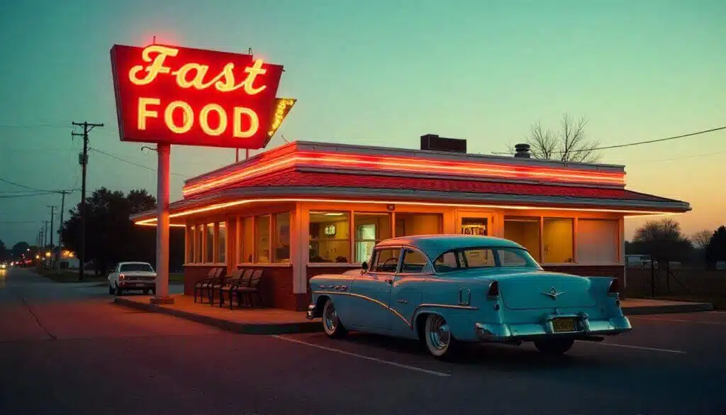 "The Fast Food Phenomenon: Shaping American Identity," "Beyond Burgers: The Cultural Impact of Fast Food in the USA," "Fast Food and Modernity: A Love-Hate Relationship," "From Drive-Thrus to Global Chains: The Fast Food Empire," "Sustainability vs. Convenience: The Fast Food Dilemma," "Fast Food Slogans: The Art of Persuasion," "The Role of Fast Food in American Family Life," "Fast Food and Pop Culture: A Match Made in America," "Technology and Fast Food: The Future of Consumption," "Fast Food in Movies and Music: Hidden Messages," "The Dark Side of Fast Food: Health and Environment," "Fast Food Franchising: A Global Business Model," "Plant-Based Burgers: Redefining Fast Food," "Fast Food Delivery: Speed Meets Innovation," "Fast Food and Social Media: Viral Marketing Strategies," "The Psychology Behind Fast Food Ads," "Fast Food Architecture: Designing for Speed," "Fast Food in the Super Bowl: A Cultural Staple," "Fast Food Protests: Voices of Change," "Eco-Friendly Fast Food: Myth or Reality?," "Fast Food in Schools: A Controversial Debate," "The Evolution of Fast Food Menus," "Fast Food and Urbanization: Feeding the Cities," "Fast Food Workers: The Human Cost," "Fast Food Tourism: A Culinary Journey", "A Cultura do Fast Food: Um Espelho da Sociedade Americana," "Hambúrgueres e Identidade: O Papel do Fast Food nos EUA," "Fast Food e Modernidade: Conveniência ou Armadilha?," "Dos Drive-Thrus às Franquias: O Império do Fast Food," "Sustentabilidade no Fast Food: Promessa ou Ilusão?," "Slogans de Fast Food: A Arte de Vender Sonhos," "A Família Americana e o Ritual do Fast Food," "Fast Food na Cultura Pop: Entre Críticas e Paixões," "Tecnologia no Fast Food: Do Pedido à Entrega," "Fast Food no Cinema e na Música: Mensagens Ocultas," "O Lado Obscuro do Fast Food: Saúde e Meio Ambiente," "Franquias de Fast Food: Um Modelo Global," "Hambúrgueres Vegetarianos: A Nova Cara do Fast Food," "Delivery de Fast Food: Velocidade e Inovação," "Fast Food nas Redes Sociais: Estratégias Virais," "A Psicologia por Trás da Publicidade de Fast Food," "Arquitetura do Fast Food: Design para Eficiência," "Fast Food no Super Bowl: Uma Tradição Americana," "Protestos Contra o Fast Food: A Voz da Mudança," "Fast Food Sustentável: É Possível?," "Fast Food nas Escolas: Um Debate Controverso," "A Evolução dos Cardápios de Fast Food," "Fast Food e Urbanização: Alimentando as Cidades," "Trabalhadores do Fast Food: O Preço da Conveniência," "Turismo Gastronômico: A Rota do Fast Food", Estados Unidos, United States
