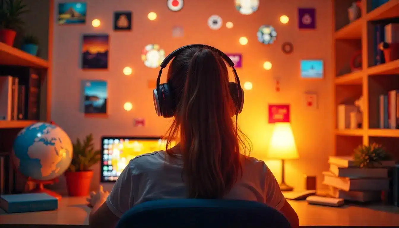 O artigo explora estratégias práticas para melhorar o listening em inglês, destacando a importância dessa habilidade no aprendizado. Aborda métodos como o uso de áudios de falantes nativos, filmes sem legendas, podcasts e músicas, além de ferramentas tecnológicas como aplicativos e plataformas de streaming . Enfatiza a relevância de praticar com falantes nativos e estudar os sons específicos do inglês para desenvolver confiança e fluência. Ao longo do texto, menciona o curso da Fluent Way Idiomas como uma solução eficaz para iniciantes que buscam aprendizado personalizado com professores nativos. Conclui reforçando a necessidade de prática consistente e uso de recursos imersivos para transformar o listening em uma força poderosa na jornada de aprendizado