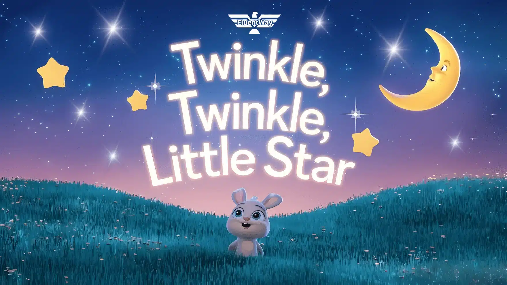 Música infantil em inglês Twinkle Twinkle Little Star para dormir